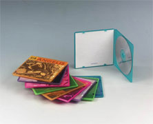 Kensington CD Mailer Slimline Rainbow 10PK